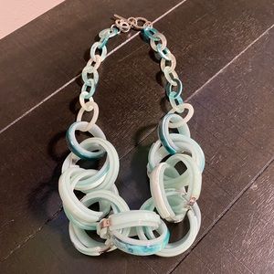 RUSH | Chucky Aqua Chain Necklace